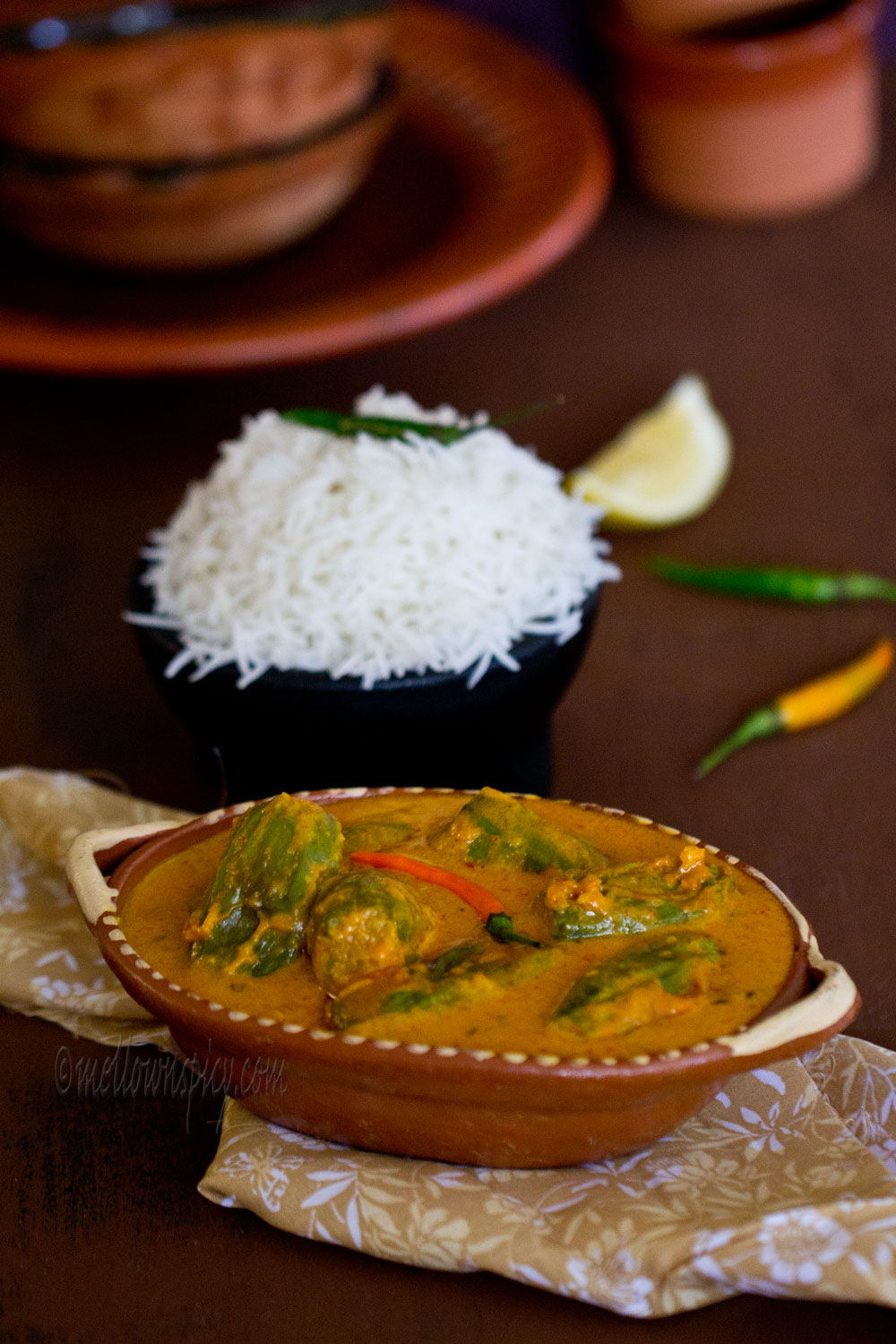 Niramish Potoler Dolma:Stuffed Pointed-Gourd |Cooking| - Mellownspicy